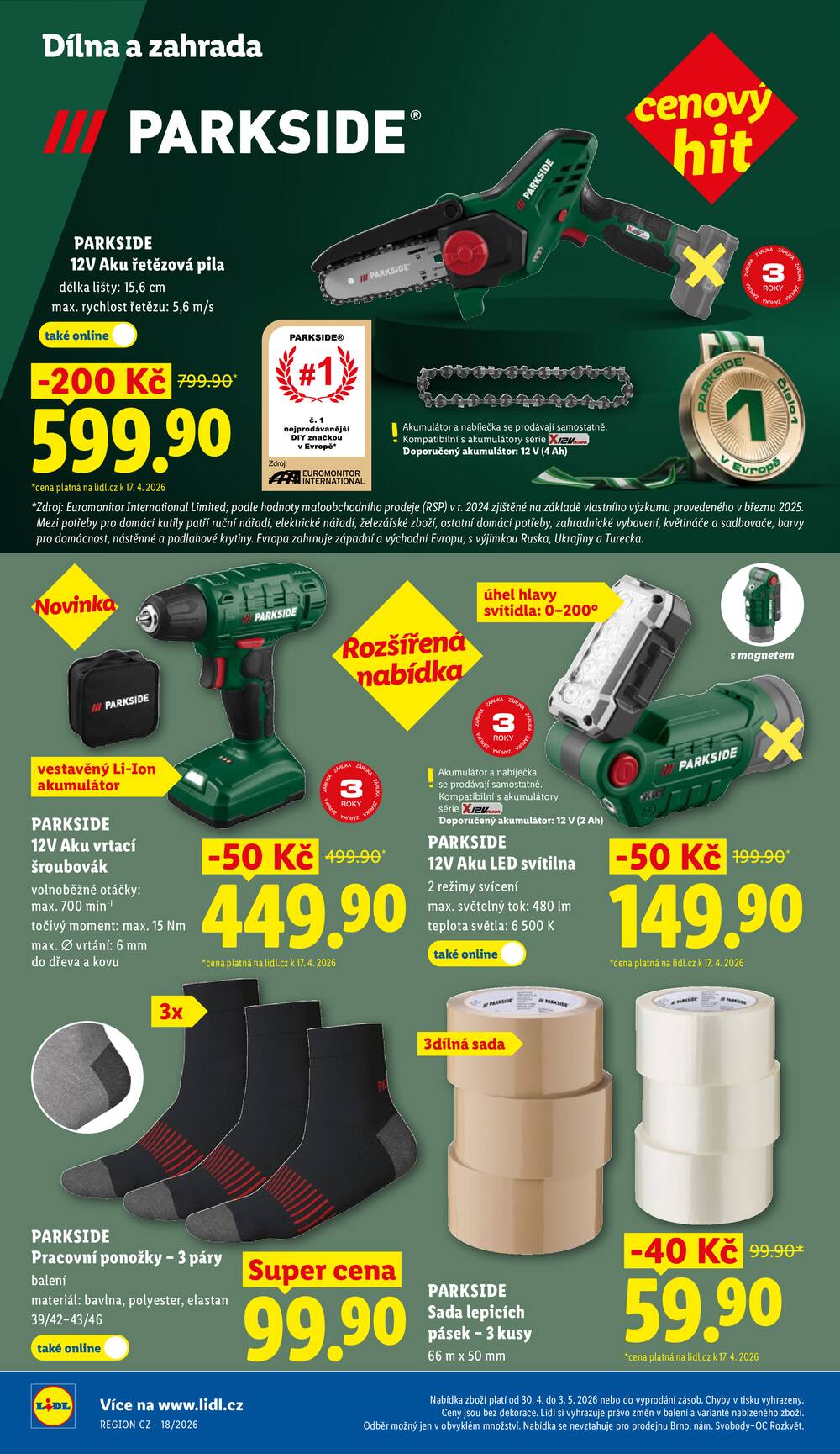 Leták Lidl - Lidl Spotřební zboží 27.4. - 3.5. - strana 20