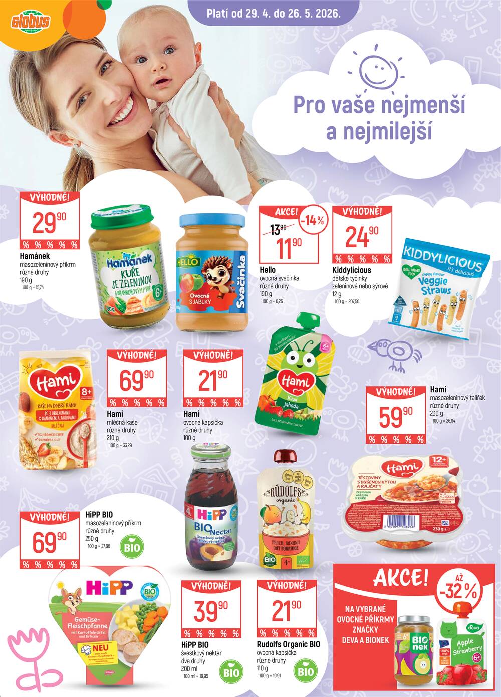 Akční leták Globus 29.4. - 5.5.2026 - Globus České Budějovice