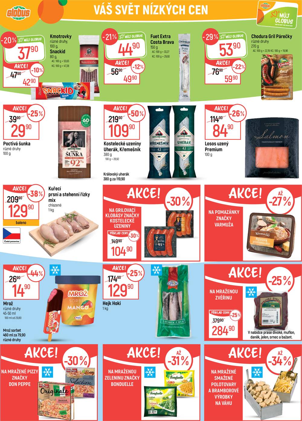 Akční leták Globus 29.4. - 5.5.2026 - Globus České Budějovice
