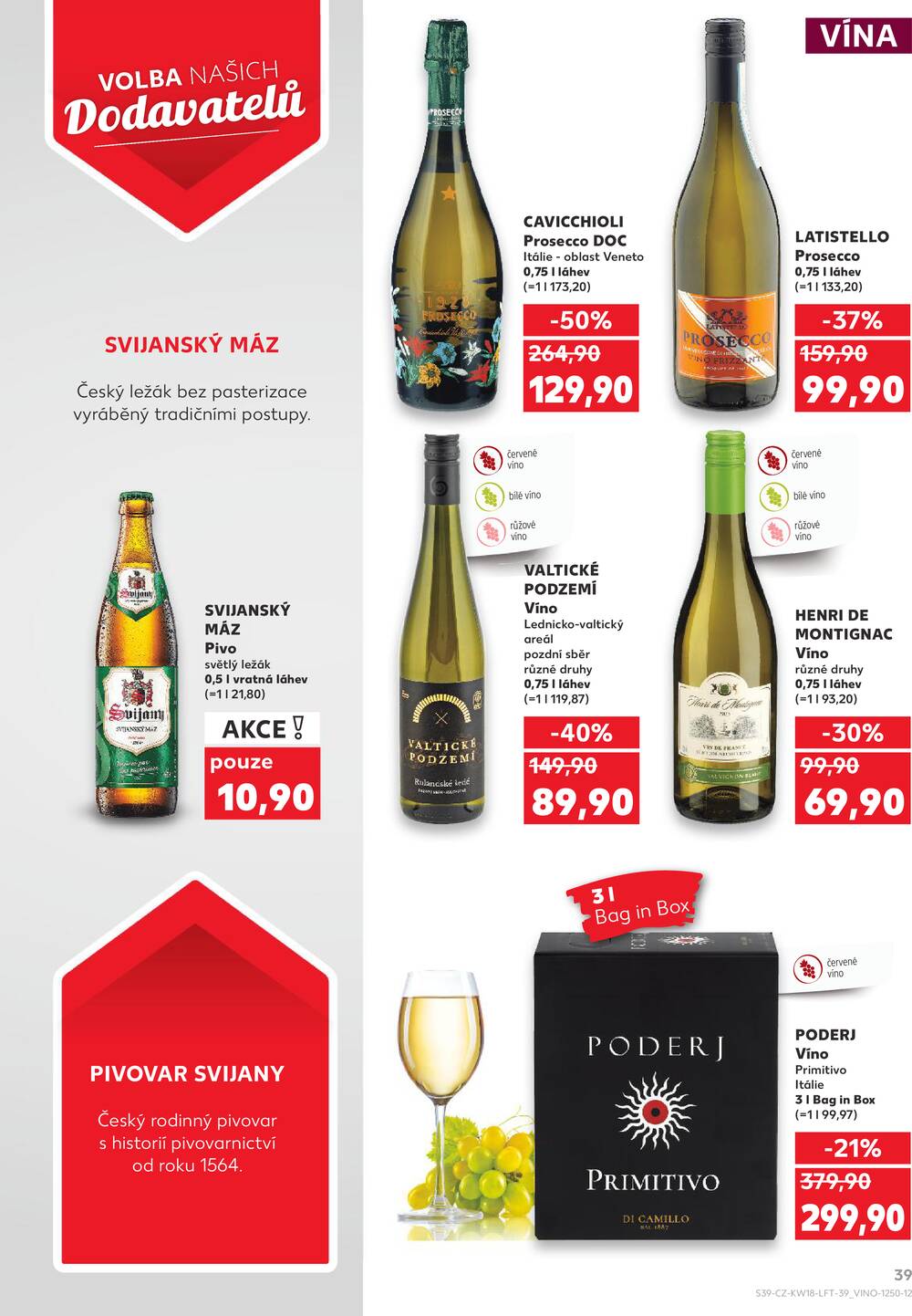 Leták Kaufland - Kaufland 29.4. - 5.5. - Kaufland - Náchod - strana 39