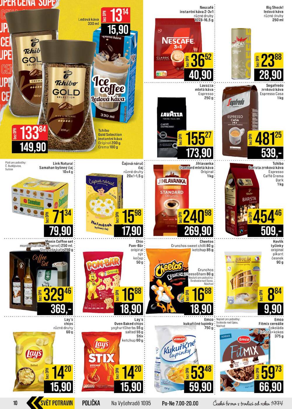 Leták JIP - JIP Cash & Carry České Budějovice, Most, Náchod, Polička, Sušice a Svoboda nad Úpou od 29.4. do 5.5.2026 - strana 10