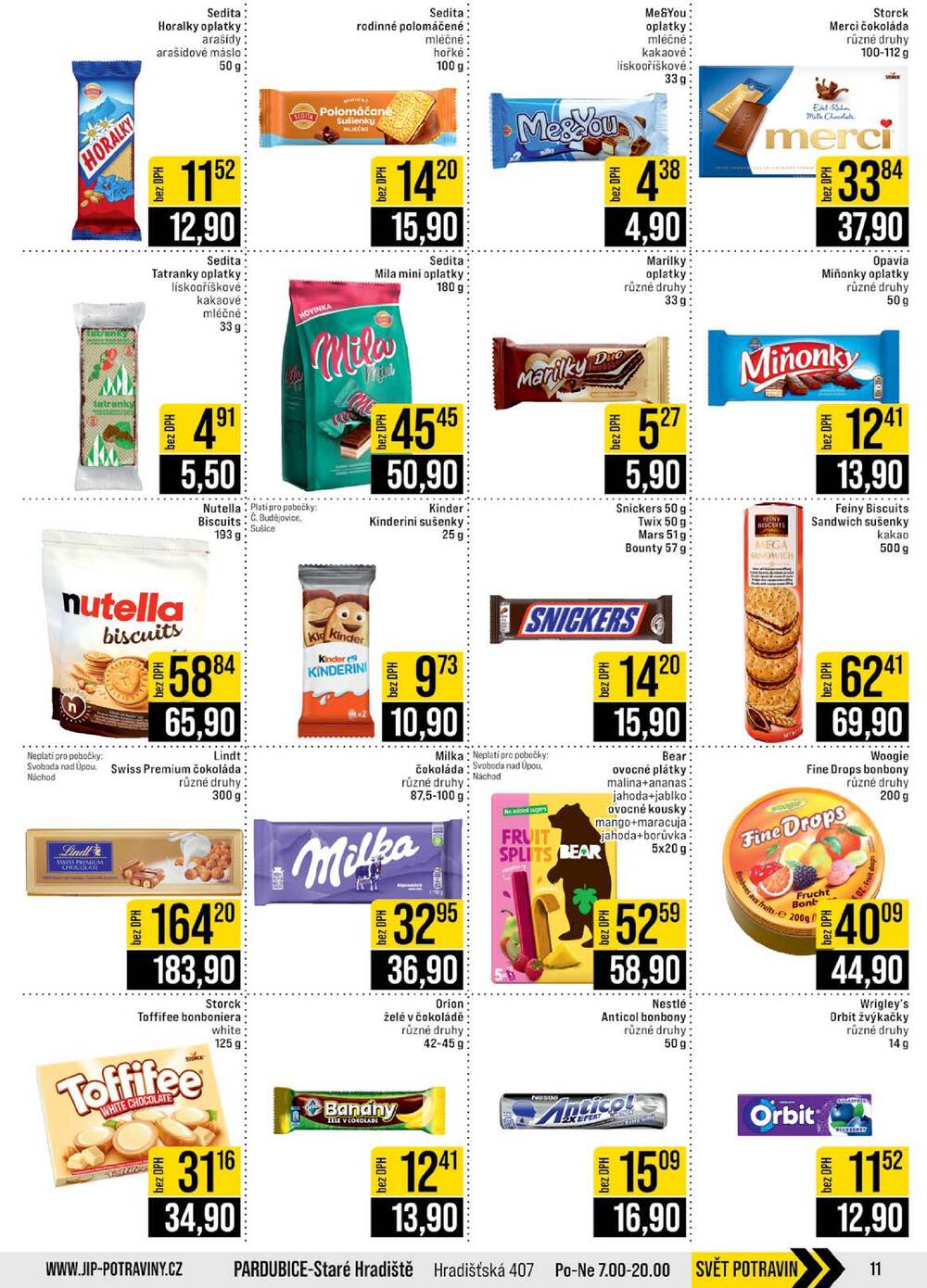 JIP Cash & Carry České Budějovice, Most, Náchod, Polička, Sušice a Svoboda nad Úpou od 29.4. do 5.5.2026