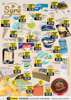JIP Cash & Carry České Budějovice, Most, Náchod, Polička, Sušice a Svoboda nad Úpou od 29.4. do 5.5.2026
