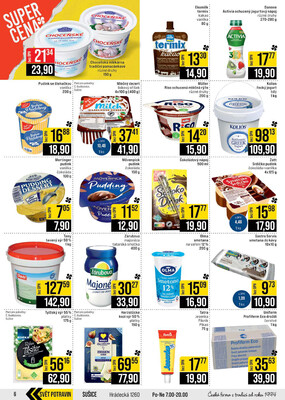 JIP Cash & Carry České Budějovice, Most, Náchod, Polička, Sušice a Svoboda nad Úpou od 29.4. do 5.5.2026