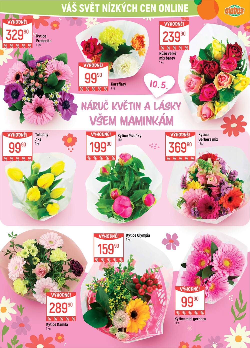 Akční leták Globus 6.5. - 12.5.2026 - Globus Brno Ivanovice
