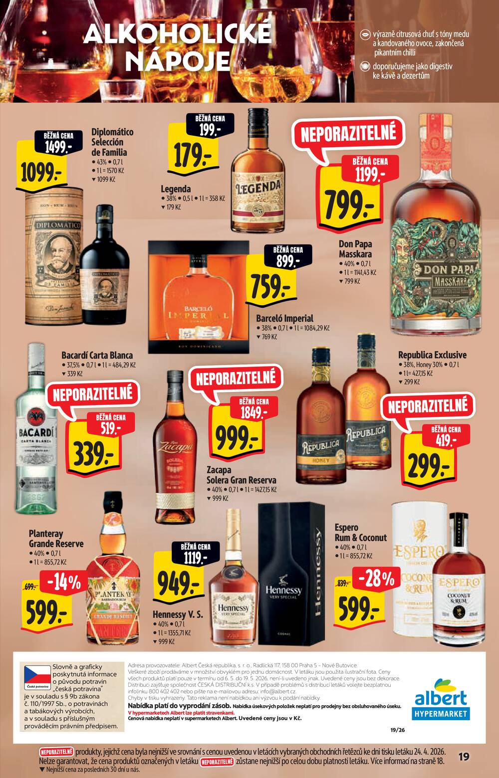 Leták Albert - Albert  Hypermarket katalog Víno od 6.5. do 19.5.2026 - strana 19