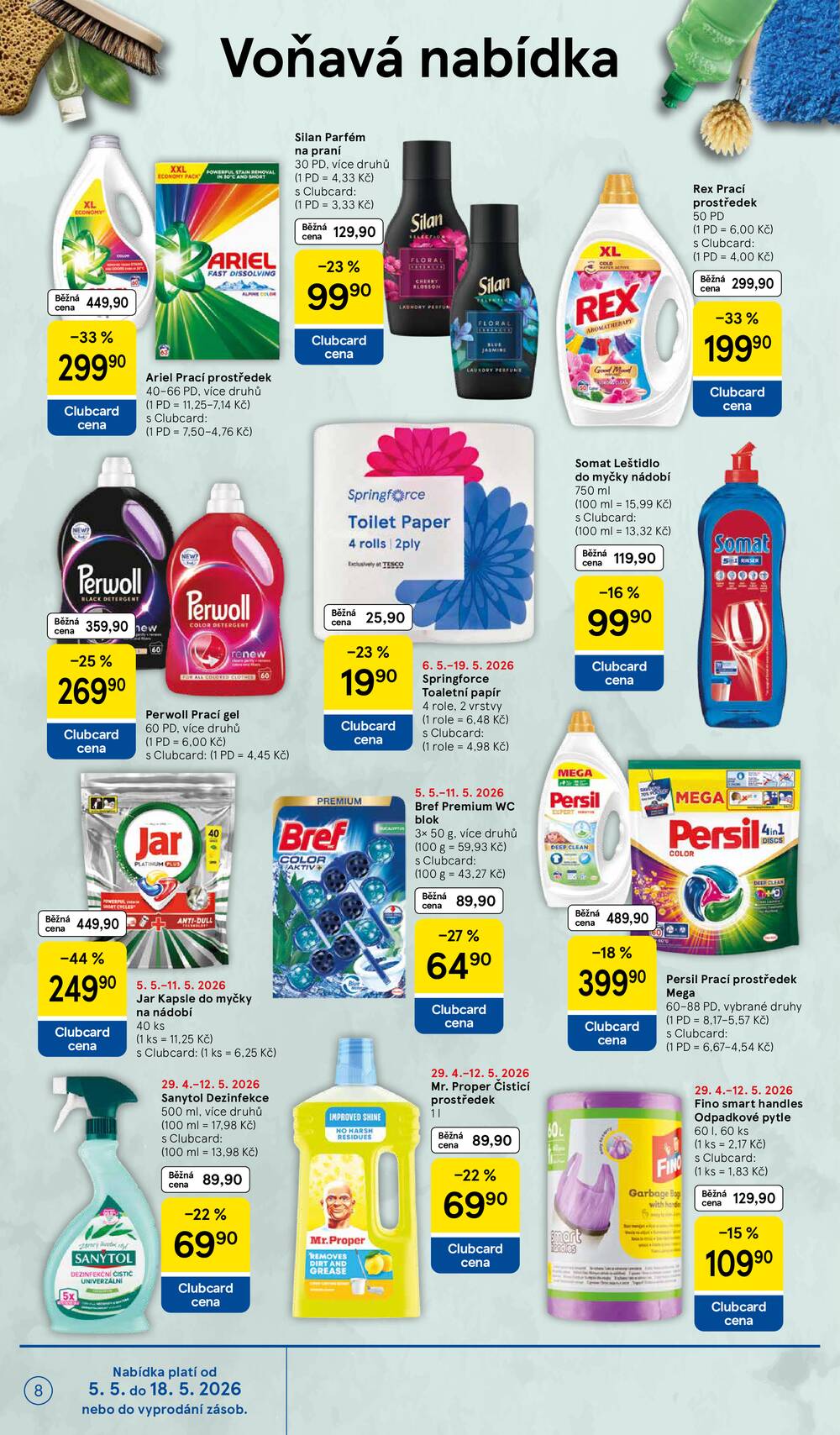 Tesco supermarkety od 6.5. do 12.5.2026