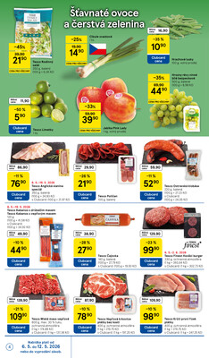 Tesco supermarkety od 6.5. do 12.5.2026