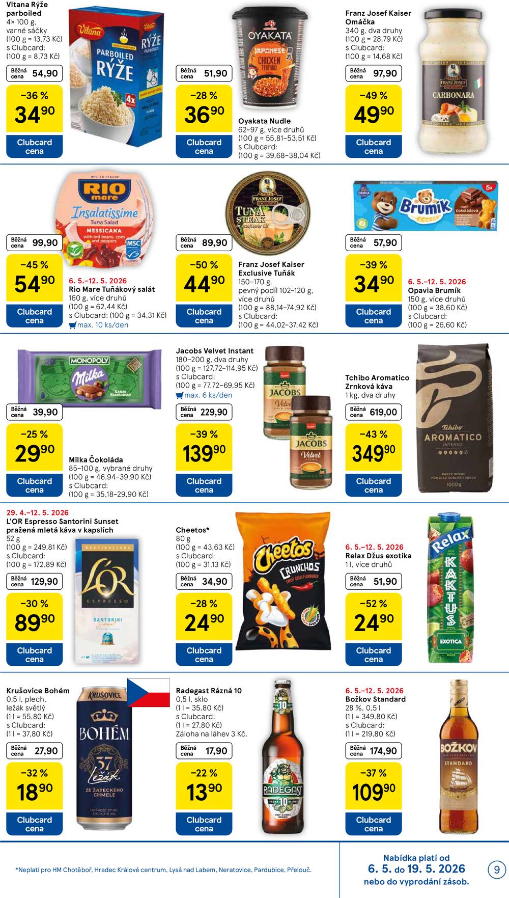 Tesco malé hypermarkety od 6.5. do 12.5.2026