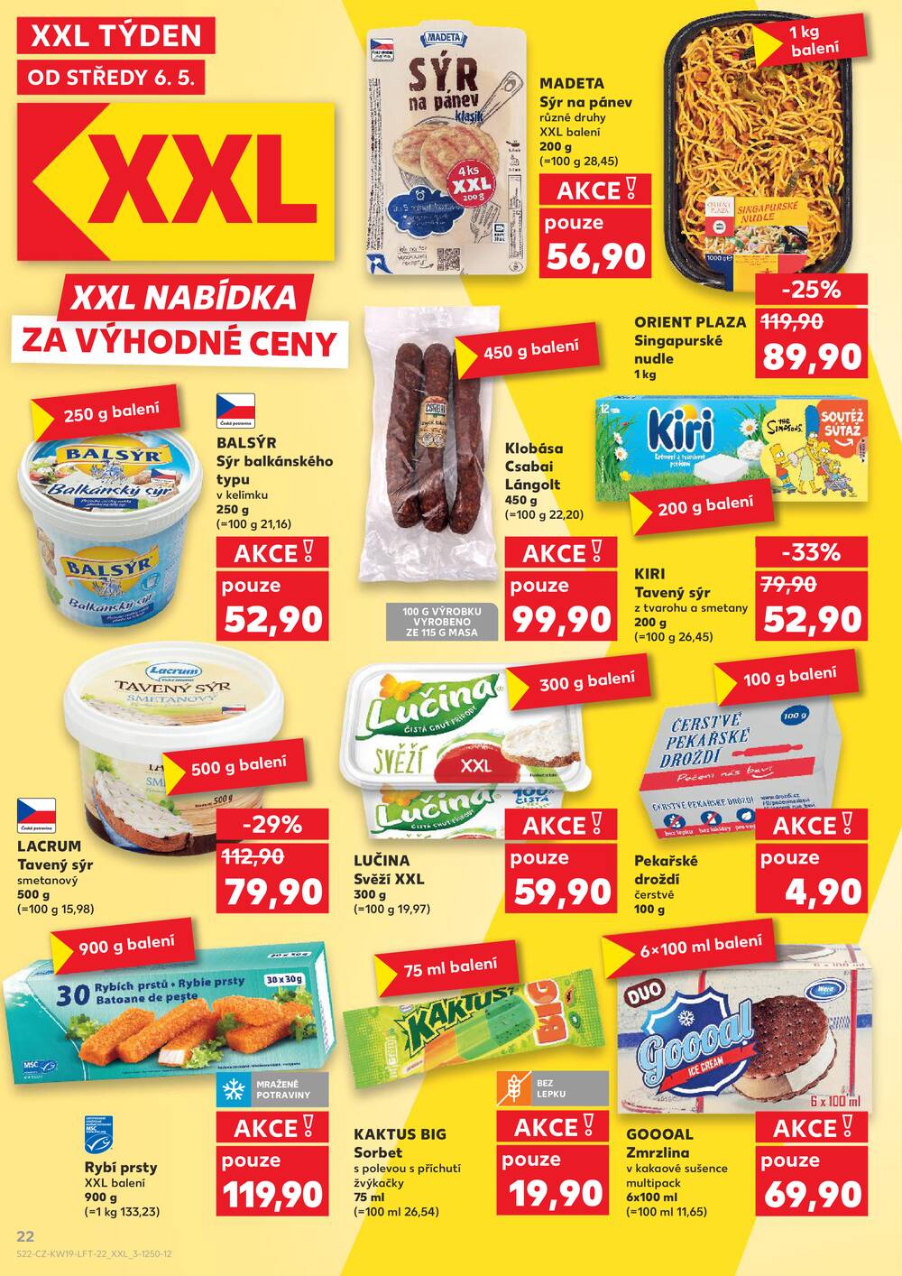 Leták Kaufland - Kaufland 6.5. - 12.5. - Kaufland - Sokolov - strana 22