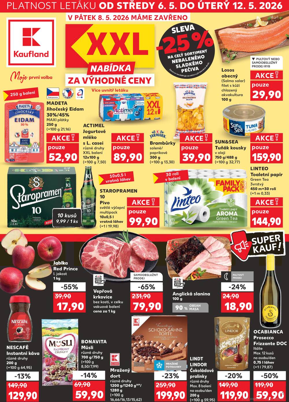 Leták Kaufland - Kaufland 6.5. - 12.5. - Kaufland - Žatec - strana 1