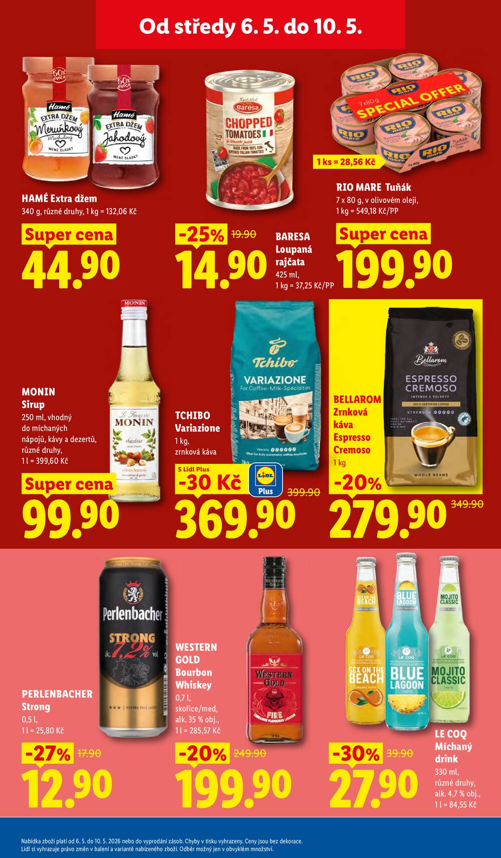 Lidl Čtvrtek od 7.5. do 10.5.2026