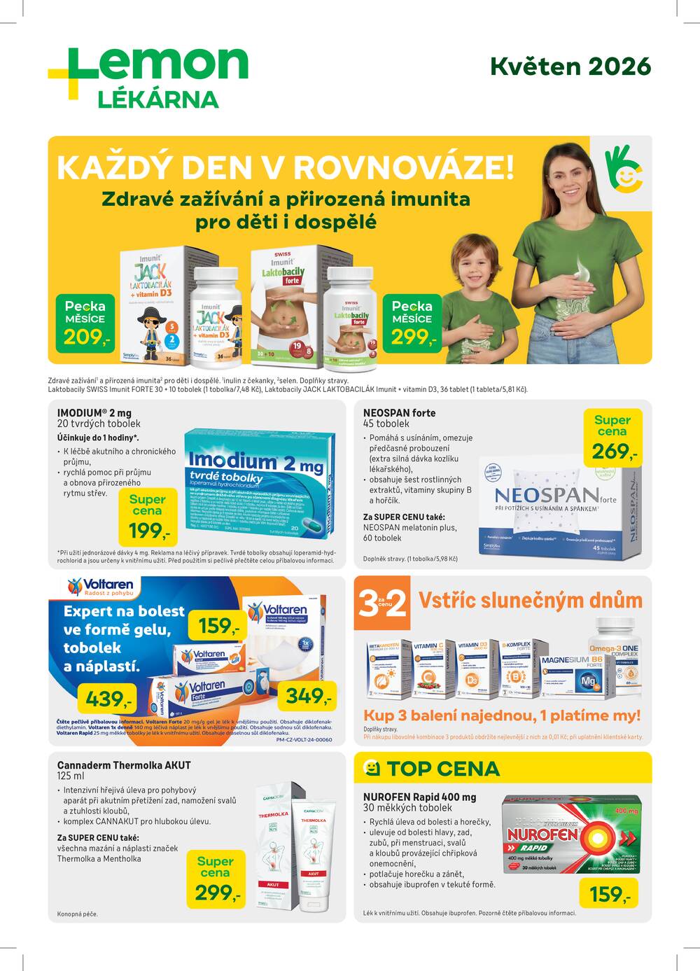 Leták Lékárna LEMON - Lékárna LEMON od 1.5. do 31.5.2026 - strana 1