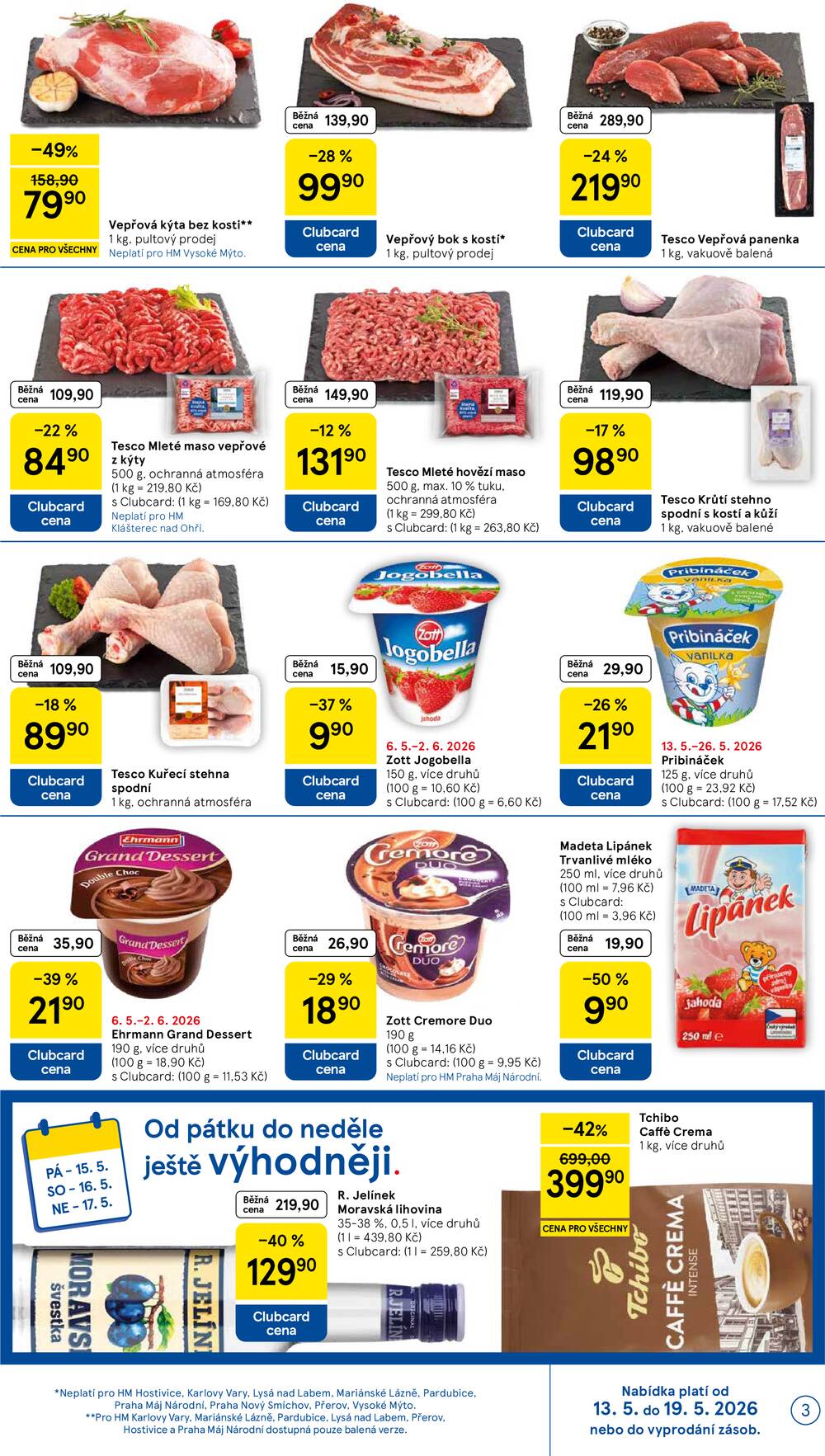 Tesco malé hypermarkety od 13.5. do 19.5.2026