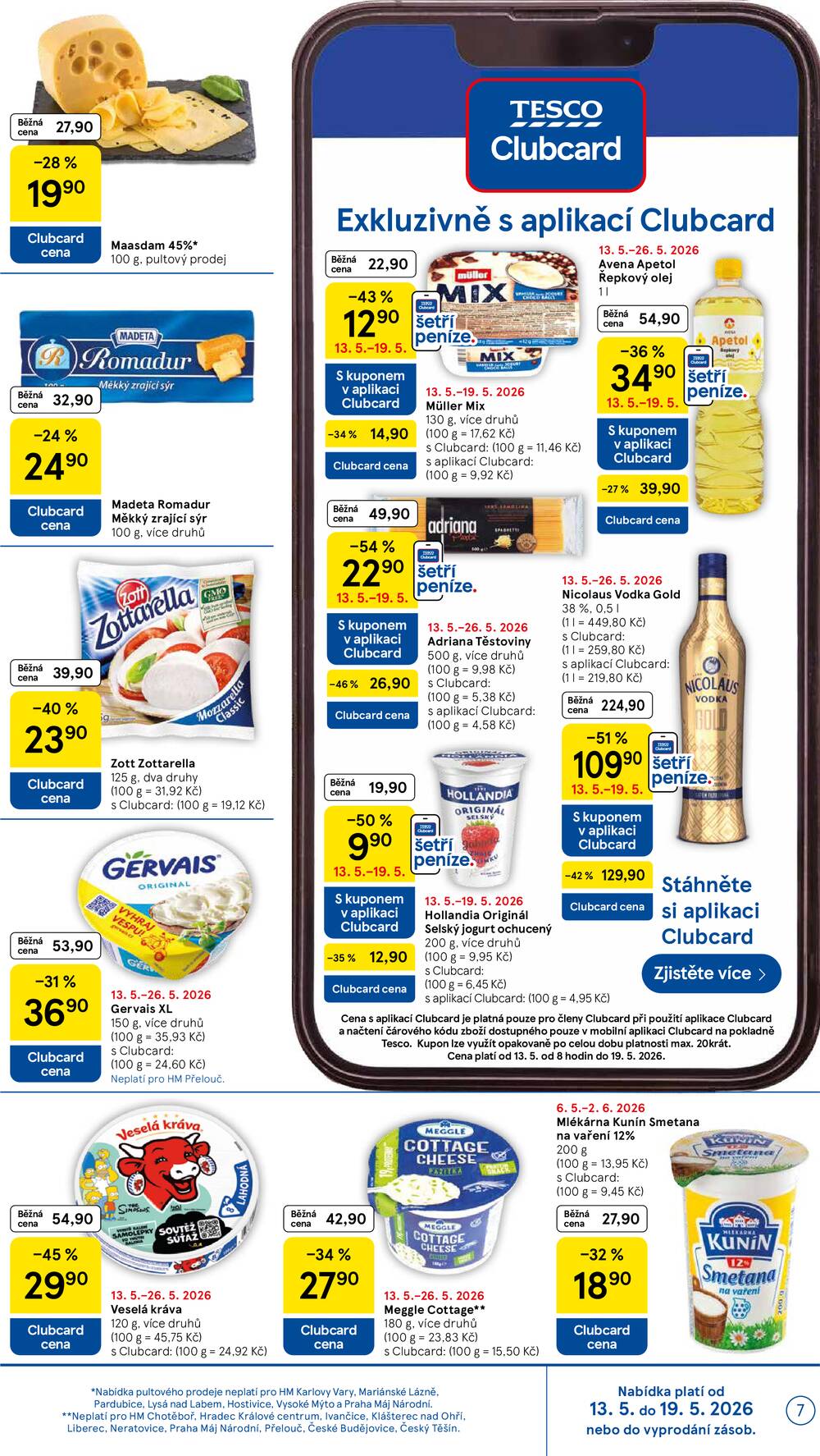 Tesco malé hypermarkety od 13.5. do 19.5.2026
