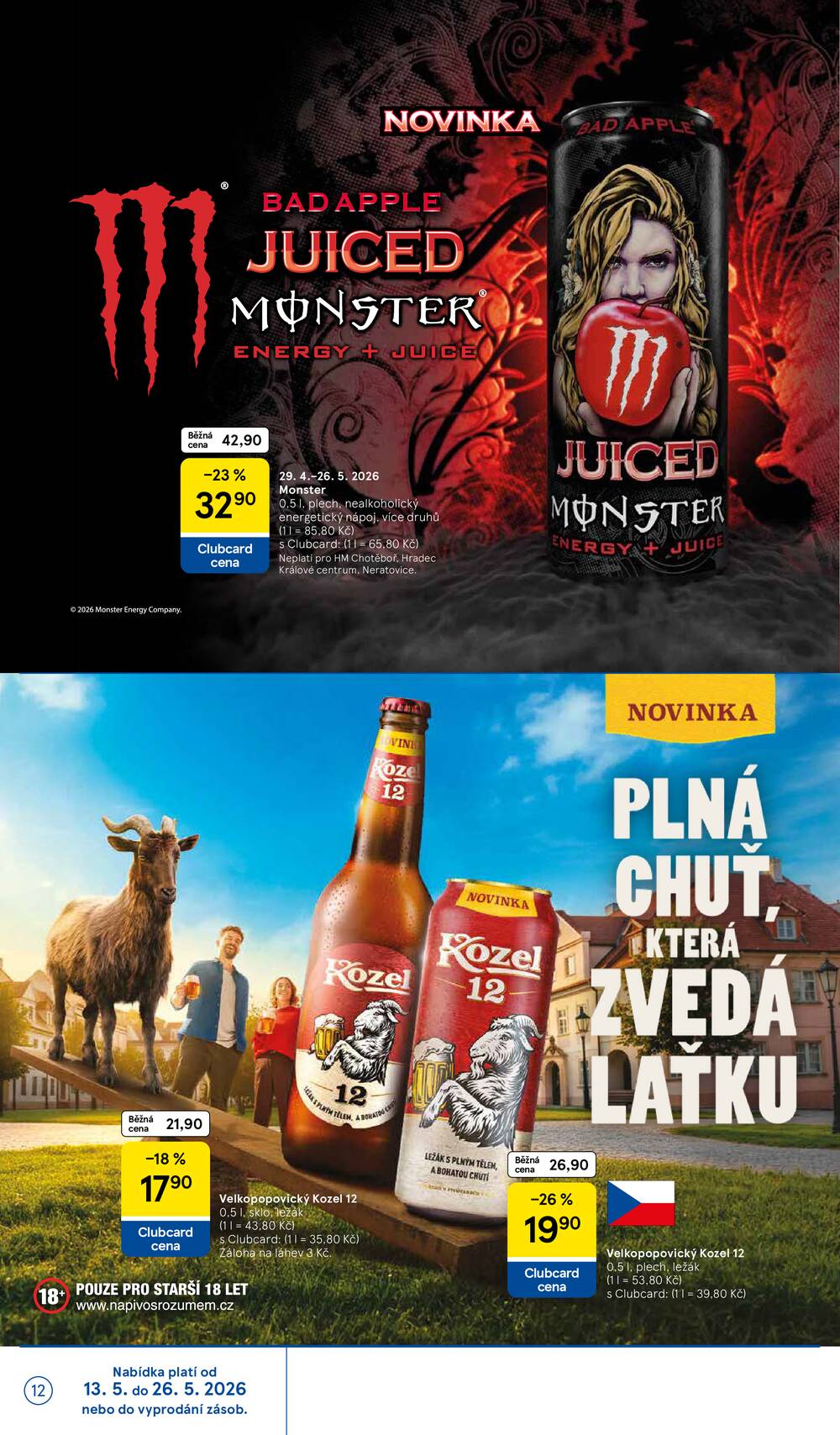 Tesco malé hypermarkety od 13.5. do 19.5.2026