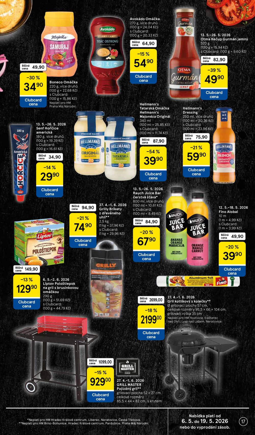 Tesco malé hypermarkety od 13.5. do 19.5.2026
