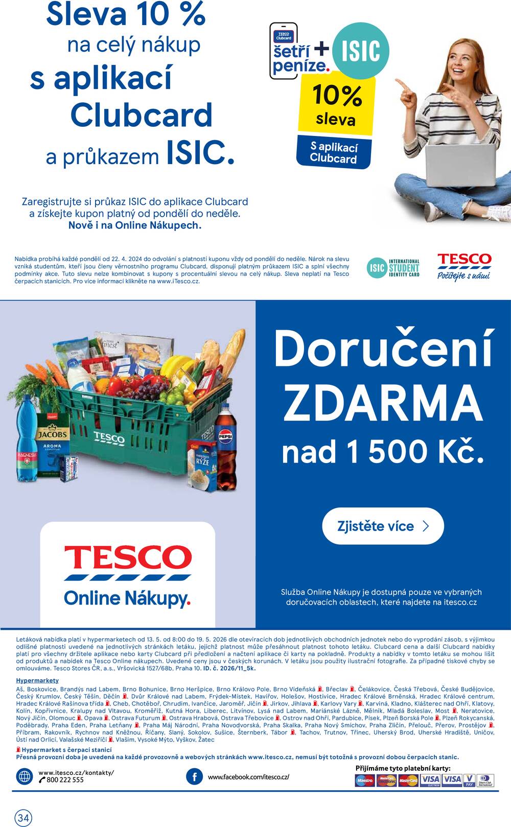 Tesco malé hypermarkety od 13.5. do 19.5.2026