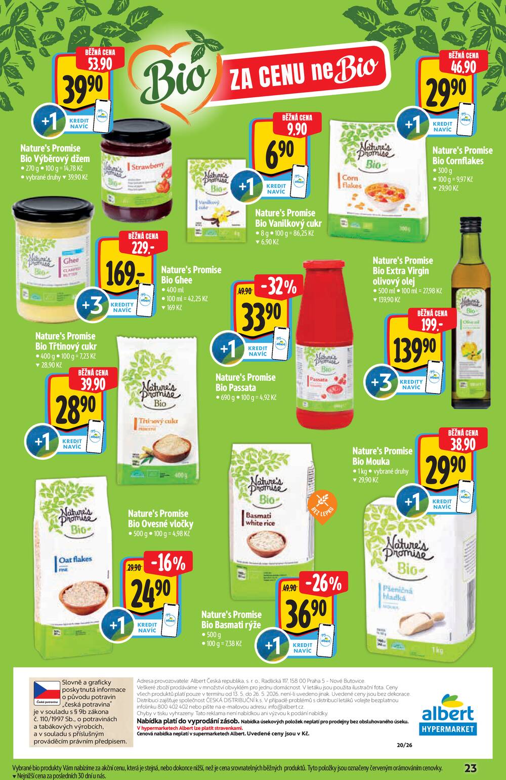 Albert  Hypermarket katalog Bio od 13.5. do 26.5.2026
