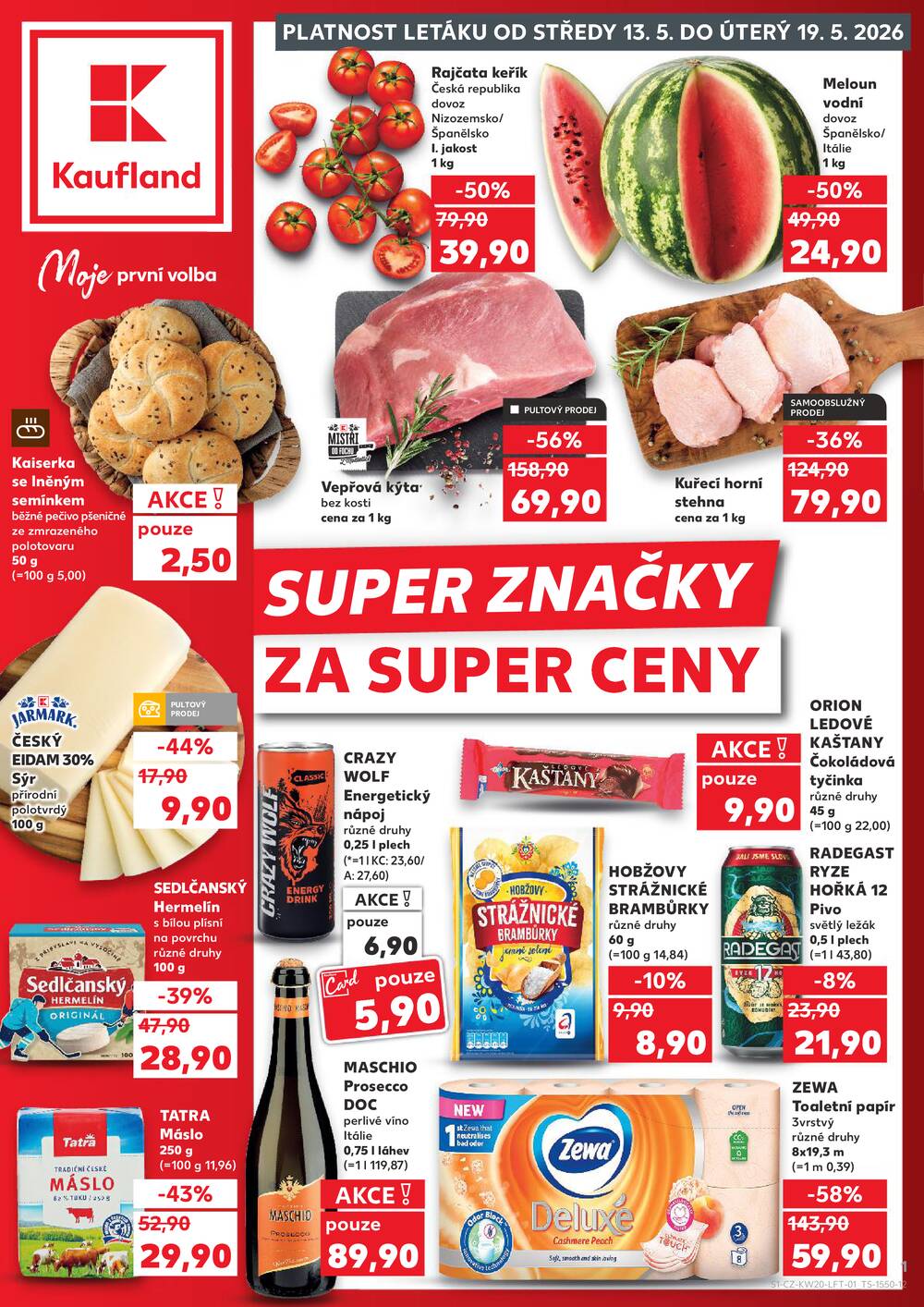 Leták Kaufland - Kaufland 13.5. - 19.5. - Kaufland - Praha 3 (Jarov) - strana 1