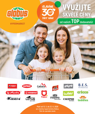 Leták Akční leták Globus 13.5. - 22.6.2026 - Globus Praha - Zličín