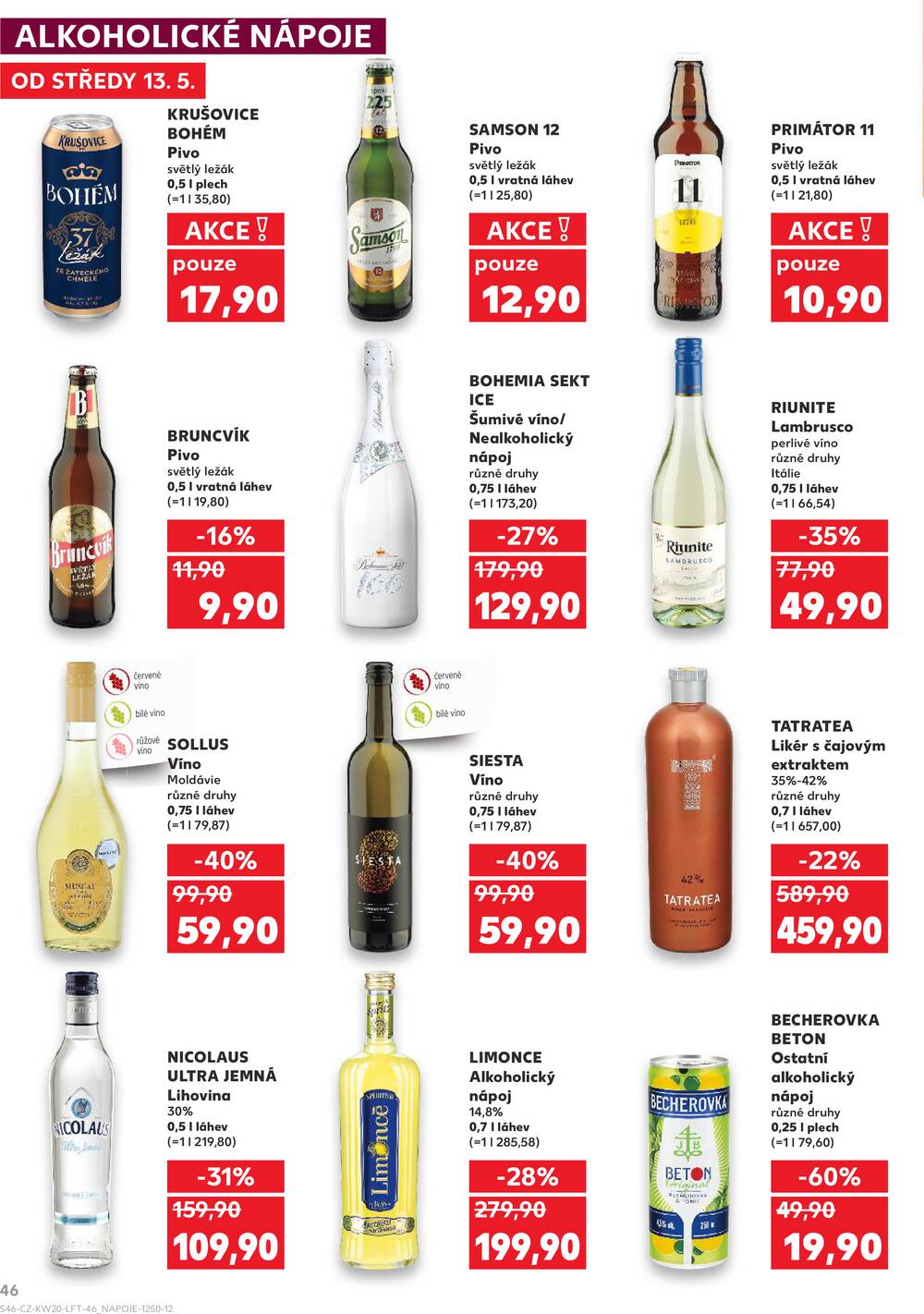 Leták Kaufland - Kaufland 13.5. - 19.5. - Kaufland - Strakonice - strana 46