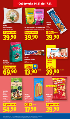Lidl Čtvrtek od 14.5. do 17.5.2026