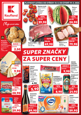 Leták Kaufland 13.5. - 19.5. - Kaufland - Kuřim