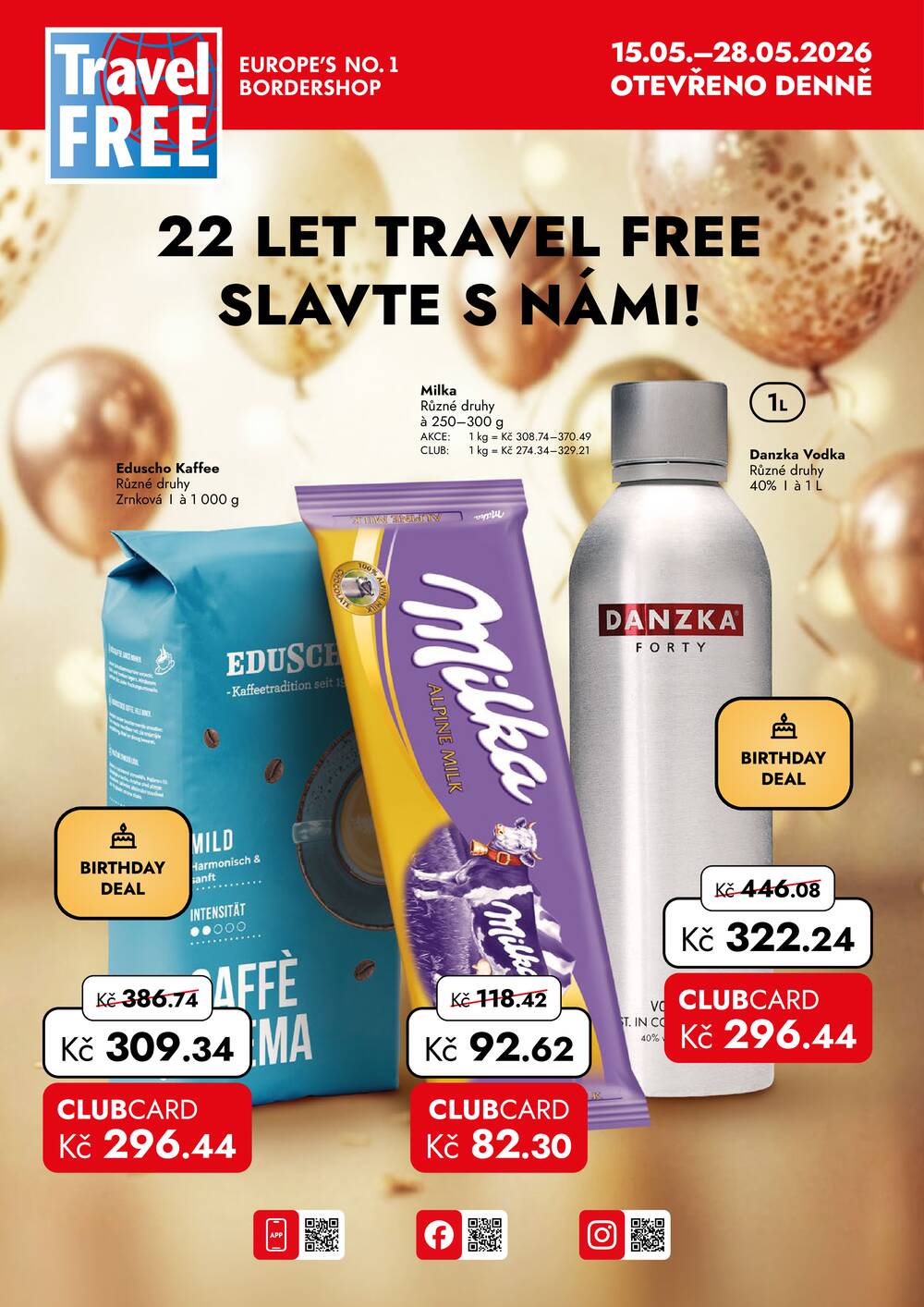Travel Free od 15.5. do 28.5.2026