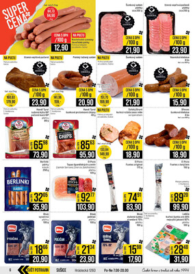 JIP Cash & Carry České Budějovice, Most, Náchod, Polička, Sušice a Svoboda nad Úpou od 13.5. do 19.5.2026
