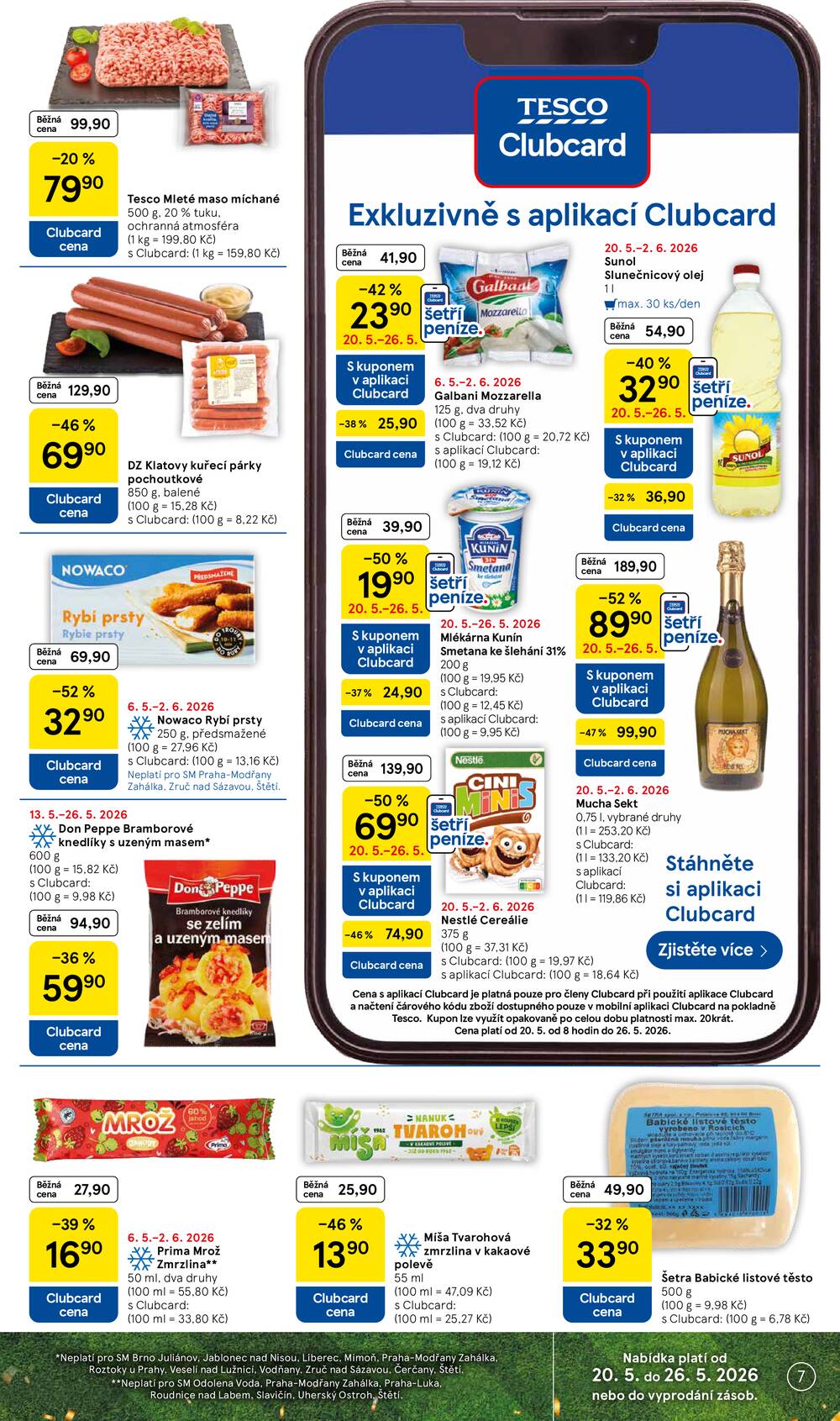 Tesco supermarkety od 20.5. do 26.5.2026