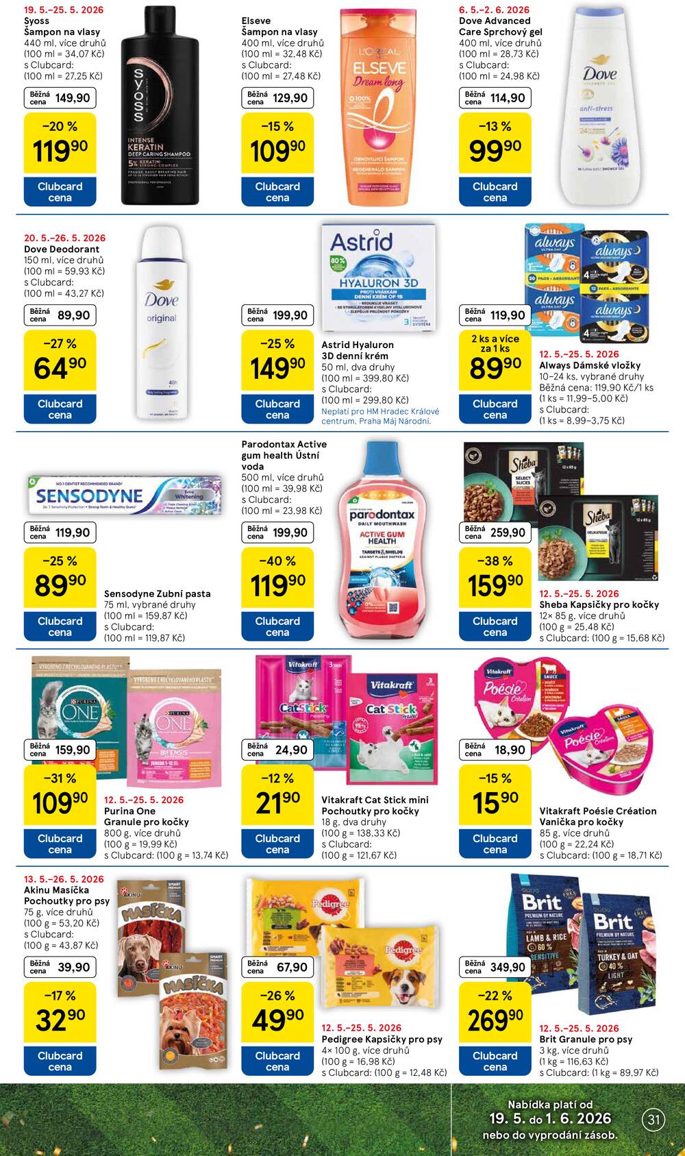 Leták Tesco - Tesco malé hypermarkety od 20.5. do 26.5.2026 - strana 31 Leták Tesco - Tesco malé hypermarkety od 20.5. do 26.5.2026 - strana 31