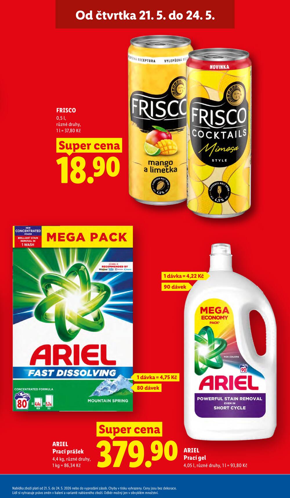 Lidl Čtvrtek od 21.5. do 24.5.2026