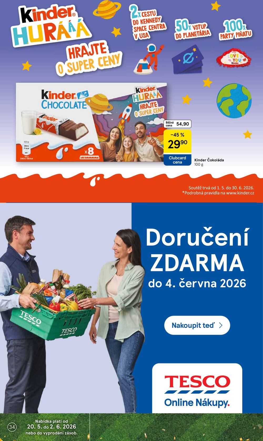 Leták Tesco - Tesco malé hypermarkety od 27.5. do 2.6.2026 - strana 34 Leták Tesco - Tesco malé hypermarkety od 27.5. do 2.6.2026 - strana 34