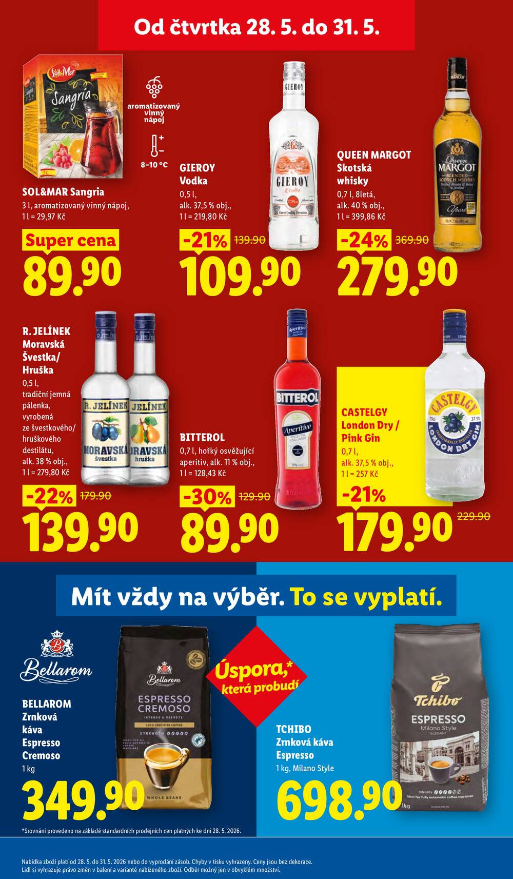 Lidl Čtvrtek od 28.5. do 31.5.2026