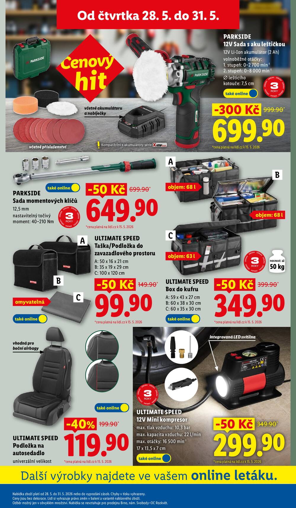 Lidl Čtvrtek od 28.5. do 31.5.2026