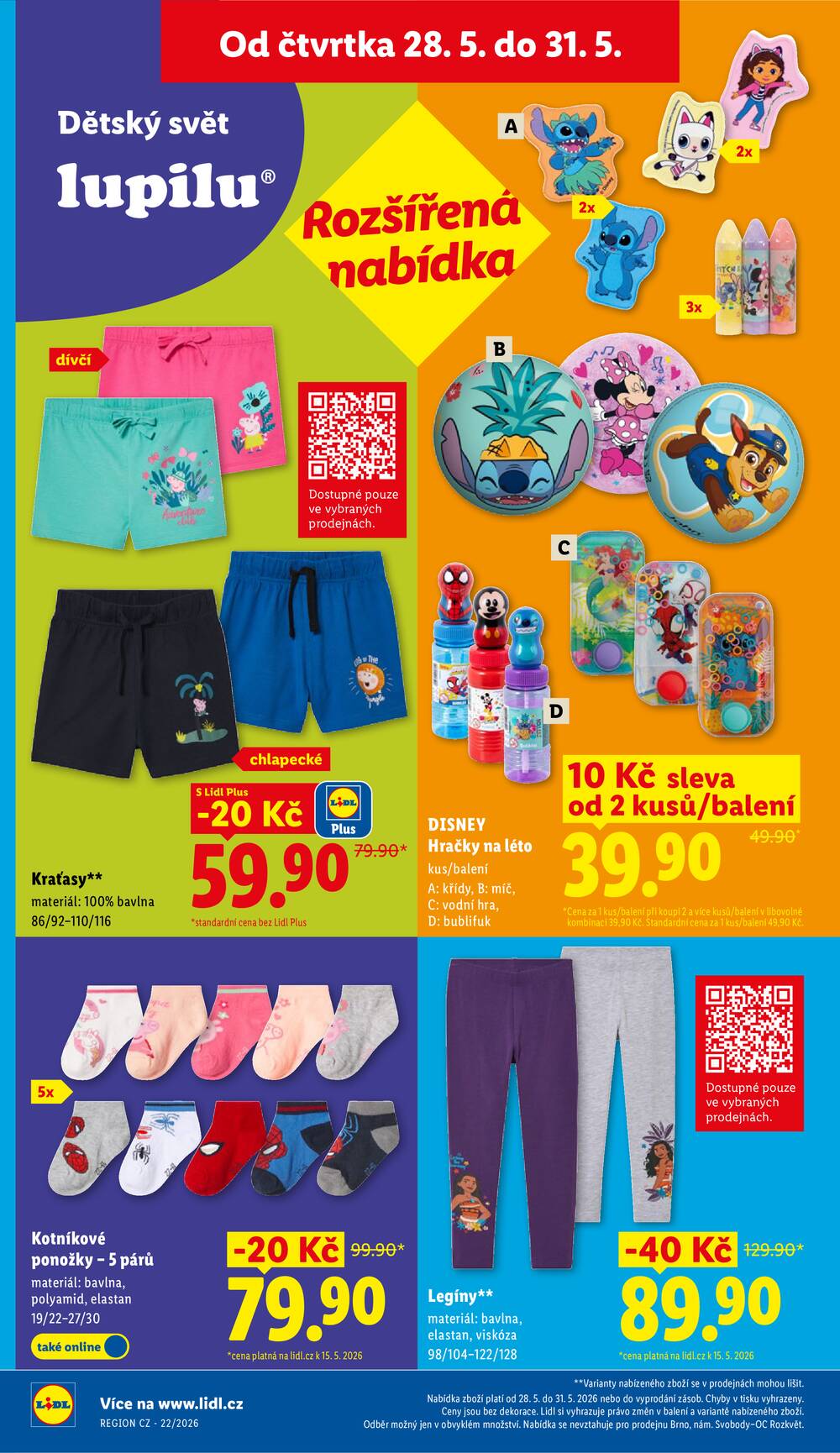 Lidl Čtvrtek od 28.5. do 31.5.2026
