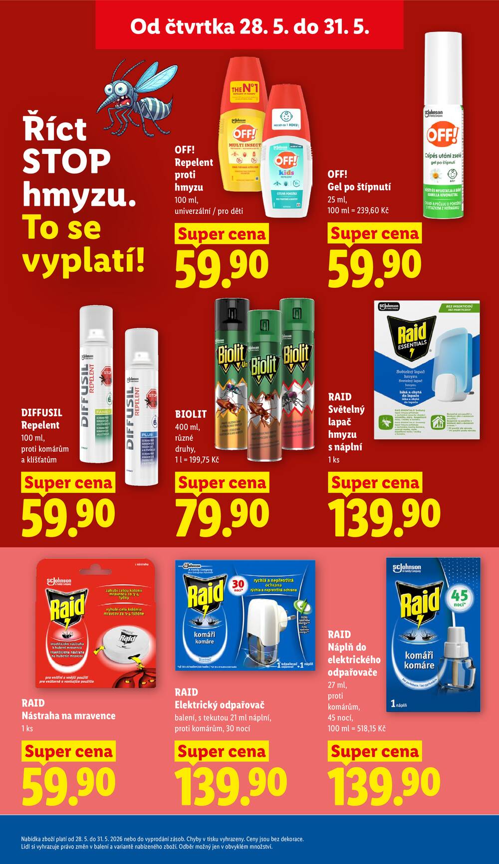 Lidl Čtvrtek od 28.5. do 31.5.2026