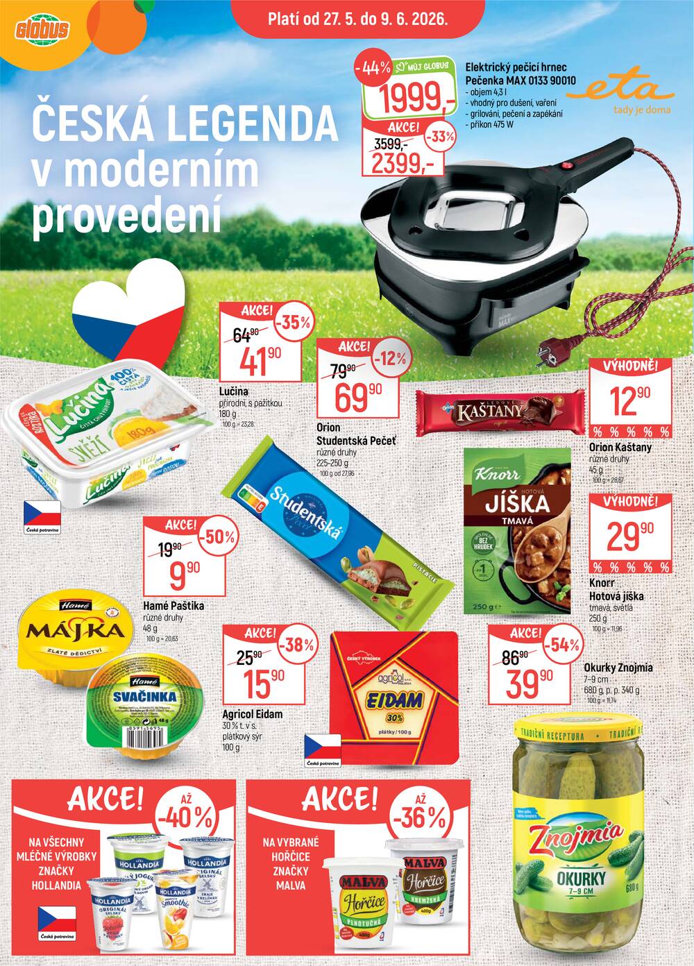 Akční leták Globus 27.5. - 2.6.2026 - Globus Opava