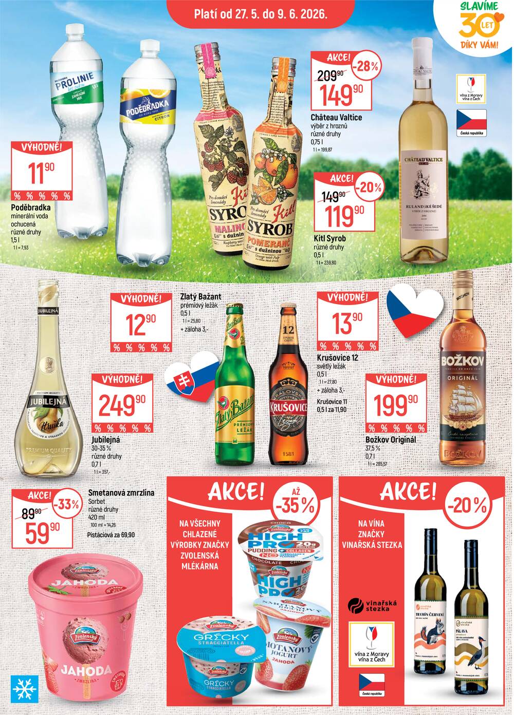Akční leták Globus 27.5. - 9.6.2026 - Globus Chotíkov u Plzně