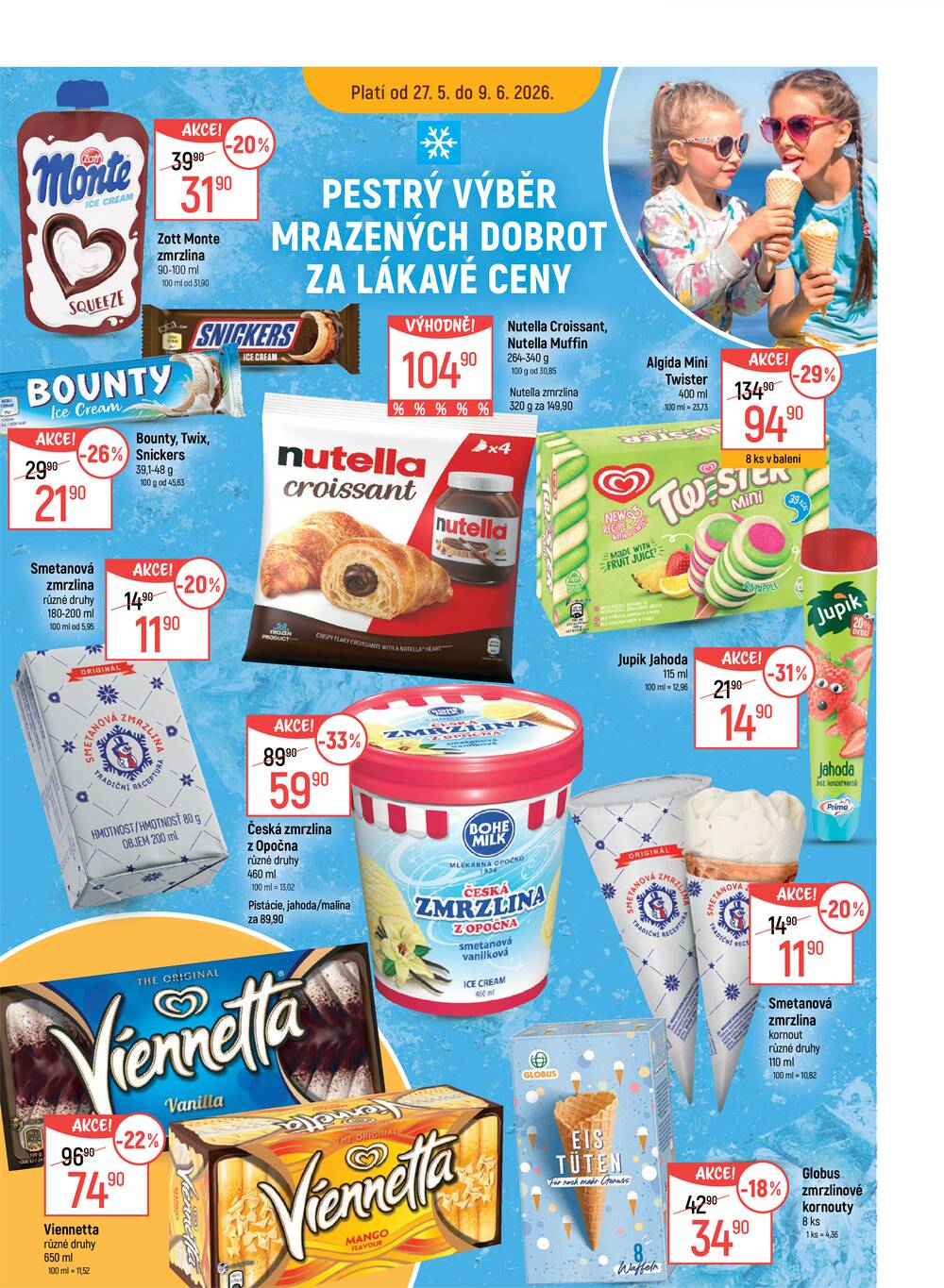 Akční leták Globus 27.5. - 2.6.2026 - Globus Brno Ivanovice