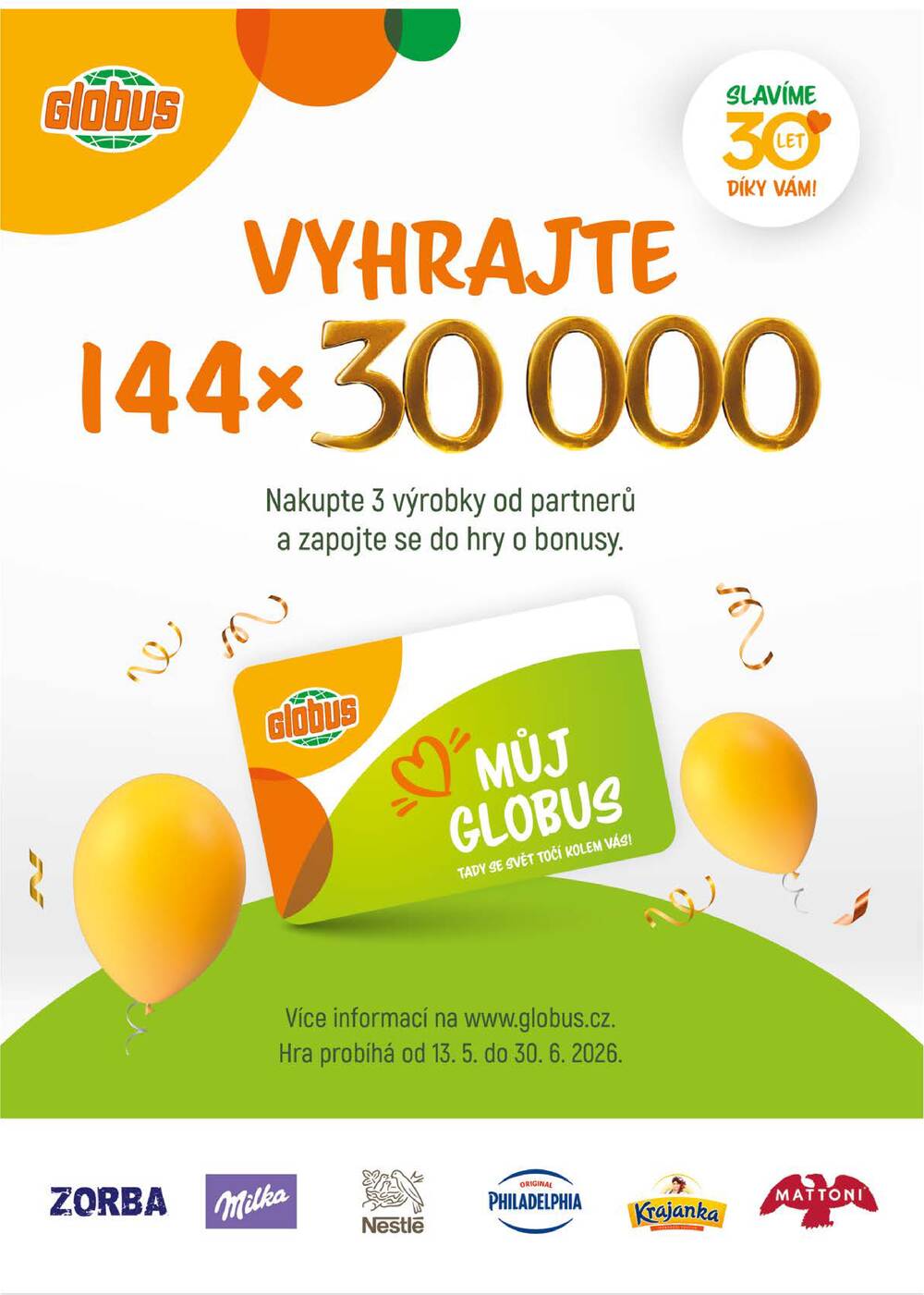 Akční leták Globus 27.5. - 2.6.2026 - Globus Praha - Štěrboholy