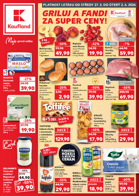 Leták Kaufland 27.5. - 2.6. - Kaufland - Písek