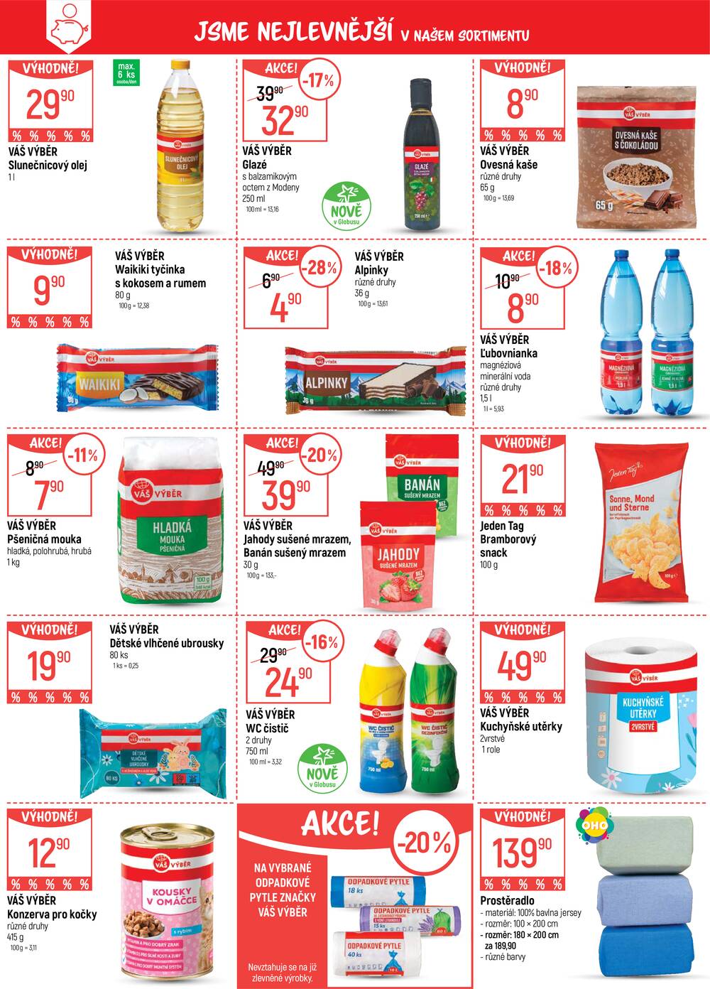 Akční leták Globus 3.6. - 9.6.2026 - Globus Brno Ivanovice