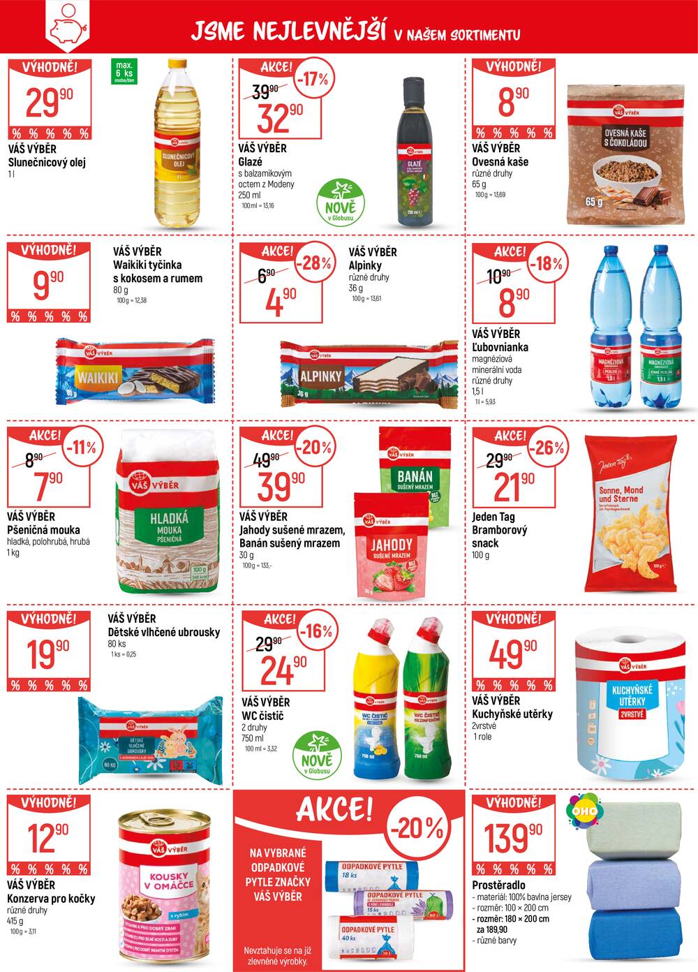 Akční leták Globus 3.6. - 9.6.2026 - Globus Praha - Štěrboholy