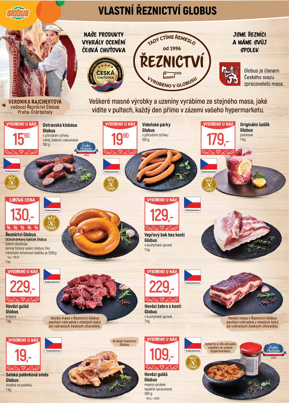 Akční leták Globus 3.6. - 9.6.2026 - Globus Praha - Štěrboholy