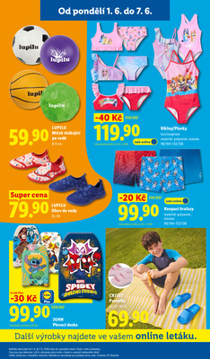 Lidl Spotřební zboží od 1.6. do 7.6.2026