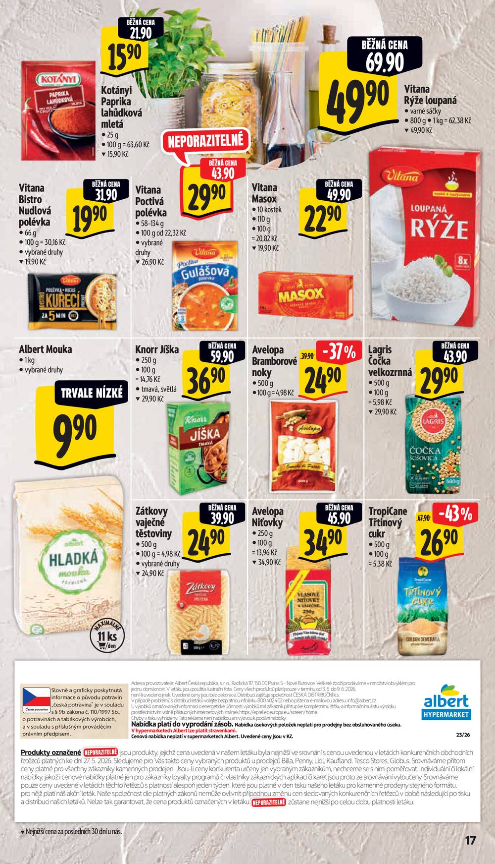 Albert  Hypermarket Jihomoravský od 3.6. do 9.6.2026