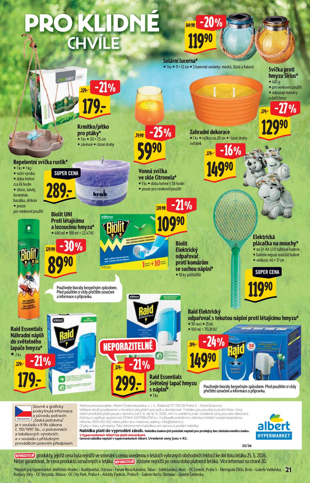 Albert  Hypermarket katalog Léto od 3.6. do 16.6.2026
