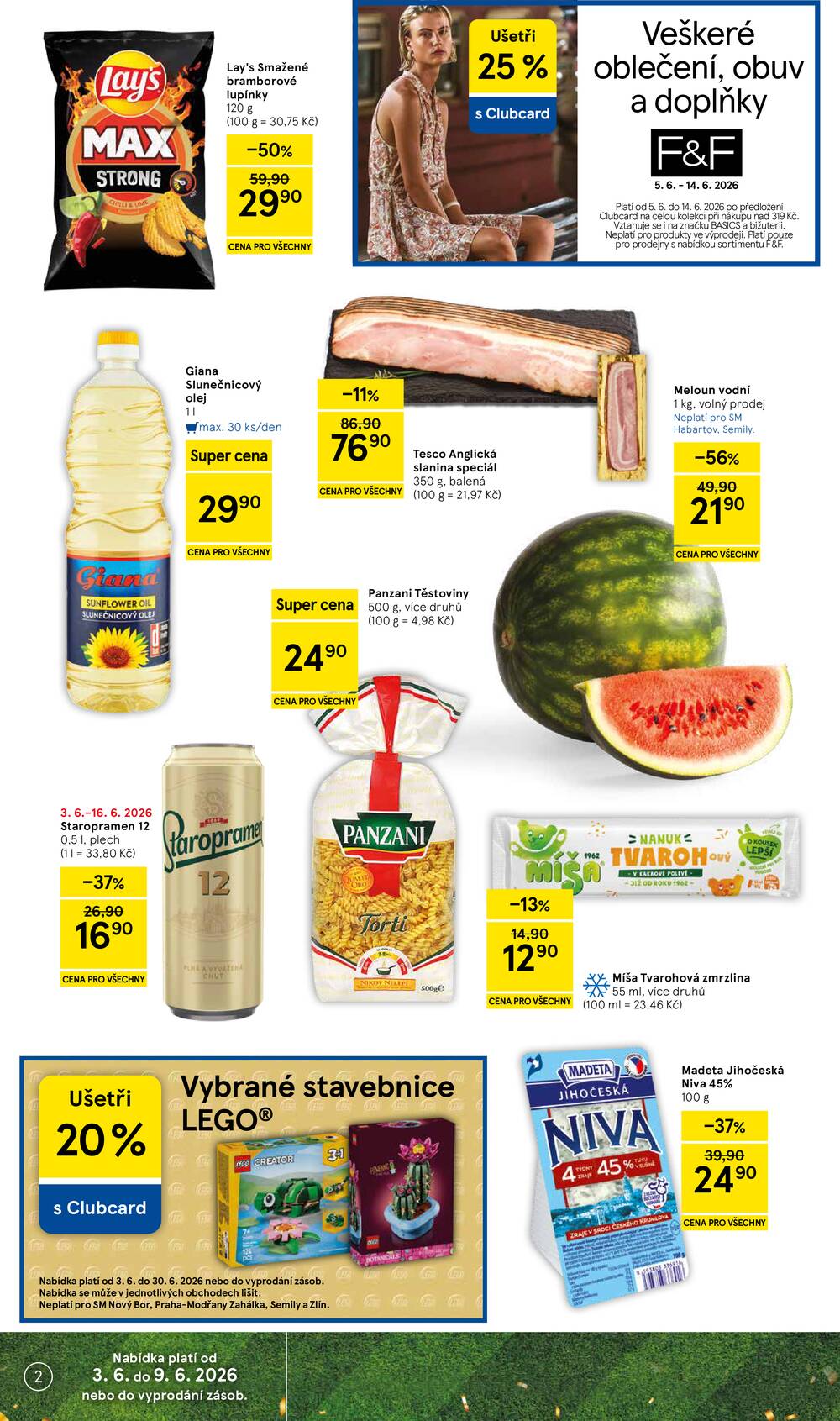 Tesco supermarkety od 3.6. do 9.6.2026